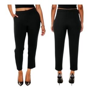 Babaton Conan fit cropped black crepe pant. **szS**